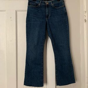 Banana Republic Cropped Bootcut Jeans with Stretch